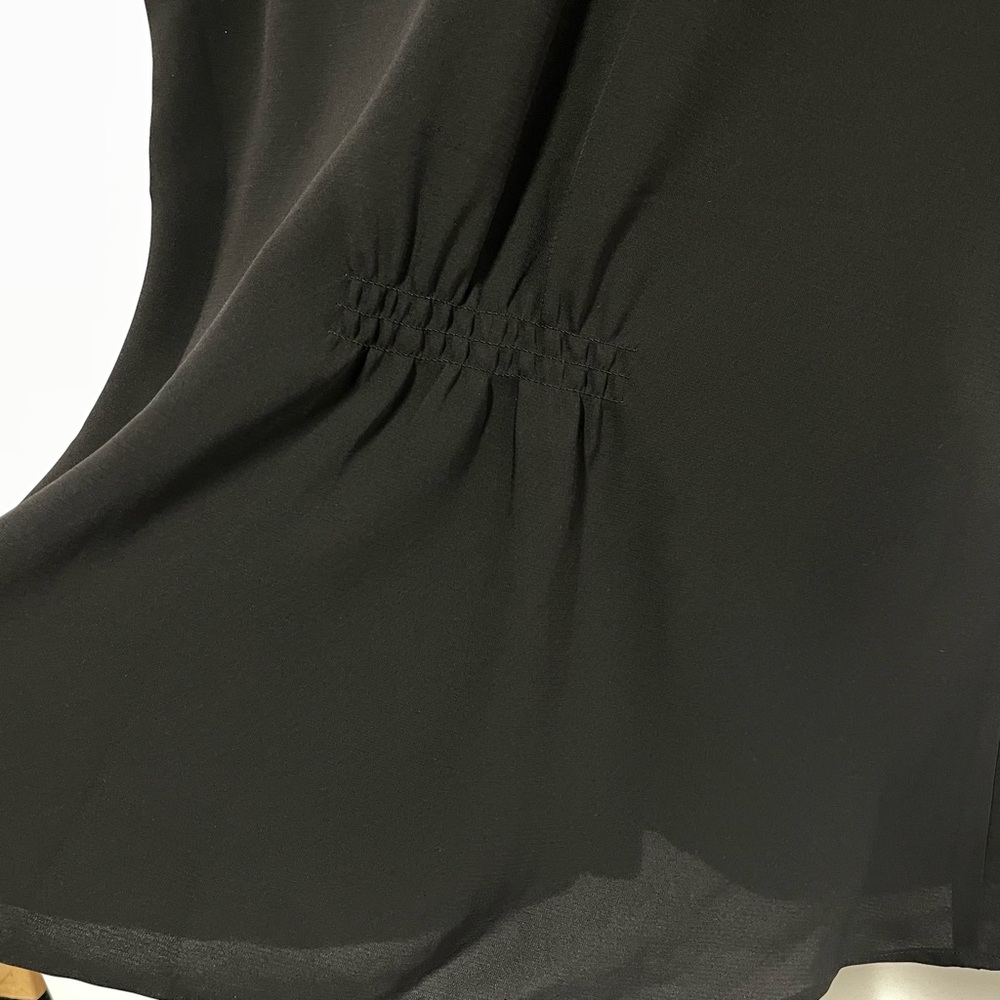 NIC + ZOE Black Day to Night Sleeveless Blouse - XL - Picture 11 of 13